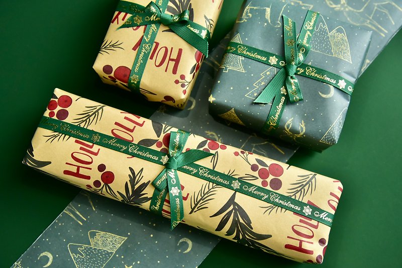 【MERRY CHRISTMAS】聖誕禮物包裝 - 其他 - 紙 綠色