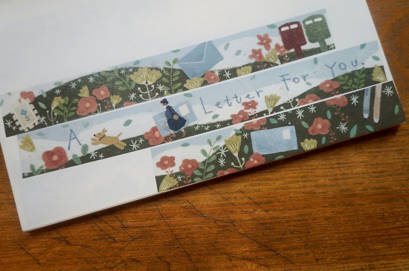A letter for you _ paper tape - Washi Tape - Paper Green