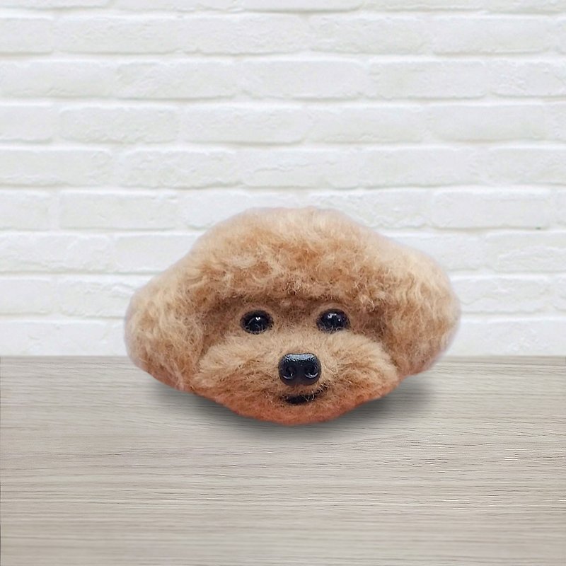 Handmade pet customized VIP wool ball x wool felt puff ball pomom pendant keychain - พวงกุญแจ - ขนแกะ 