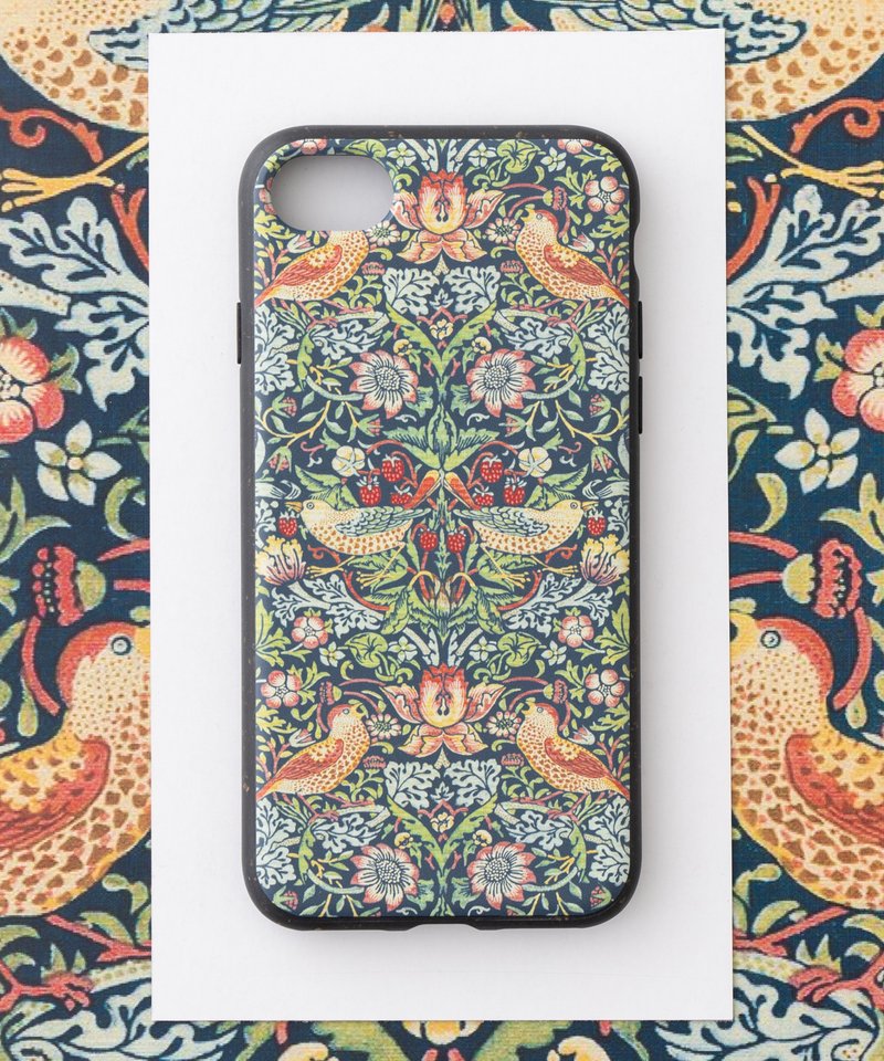 威廉莫里斯設計iPhone SE/7/8PBAT生物可分解環保手機殼 草莓小偷 - 手機殼/手機套 - 環保材質 多色