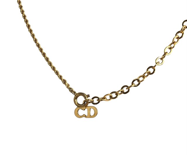 Dior ヴィンテージ ネックレス ゴールド クリスチャンディオール Christian Dior ネックレス ゴールド