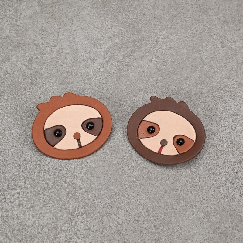 真皮胸針 動物 - 胸針 - 真皮 多色