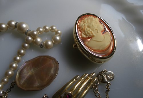 老時光OLD-TIME Vintage & Classic & Deco 【老時光 OLD-TIME】早期日本銅製珠寶盒