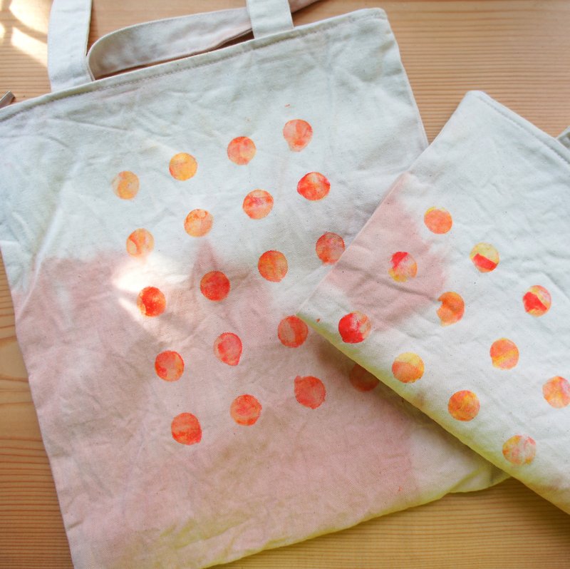Vegetable dyes serigraphy shoulder bags - soda pop sugar - Messenger Bags & Sling Bags - Cotton & Hemp Pink