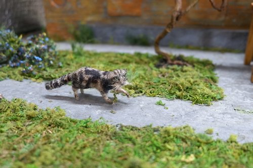 Toys from Anzhelika Cute spotted cat. Perfect for the dollhouse
