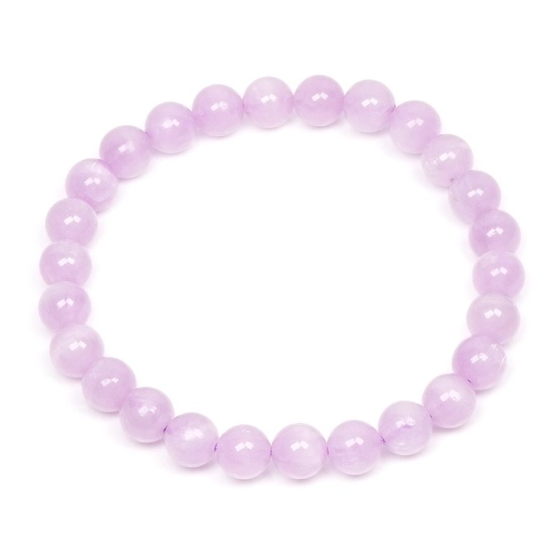 Kunzite 6.8-7.3mm Lavender Purple Bracelet - สร้อยข้อมือ - เครื่องประดับพลอย หลากหลายสี