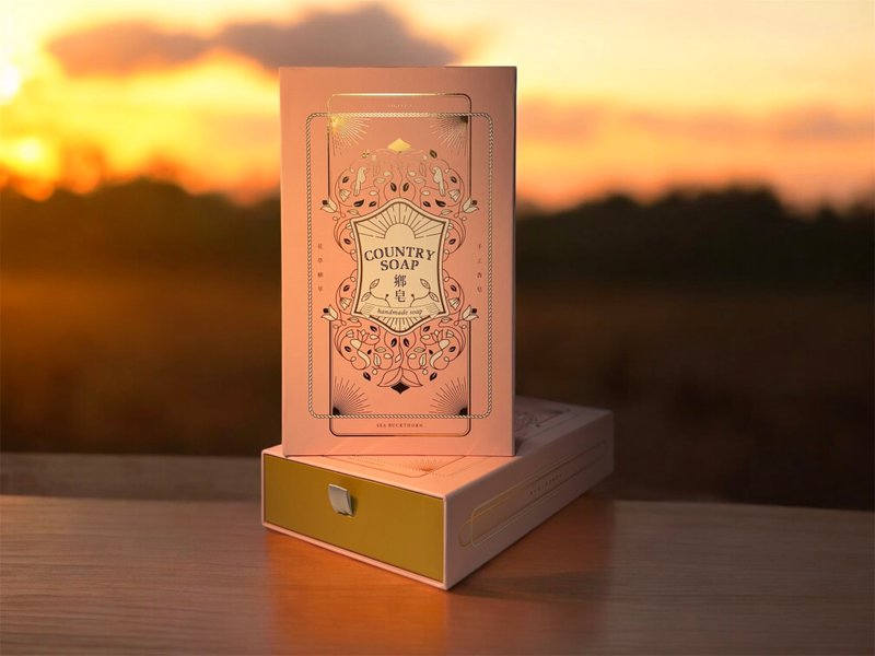 【禮盒】粉鑽級艾草安住禮盒一3入手工皂 - 肥皂/手工皂 - 植物．花 