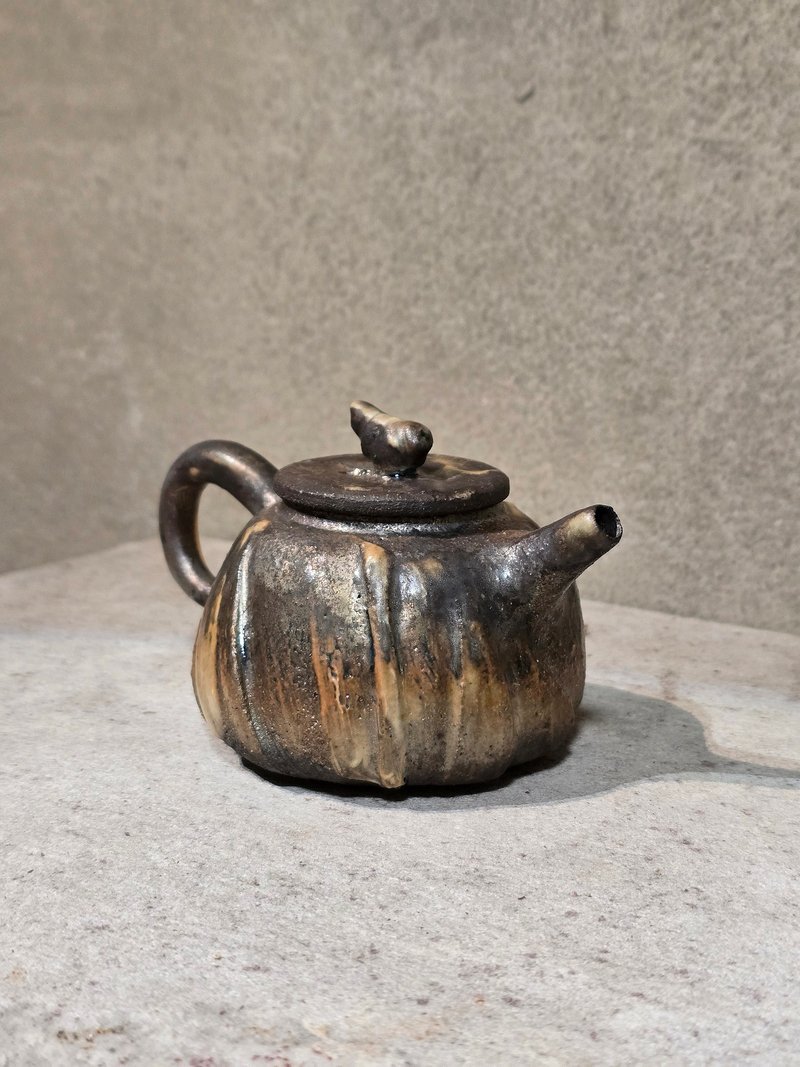 柴燒陶 / 茶壺 - 茶壺/茶杯/茶具 - 陶 黑色