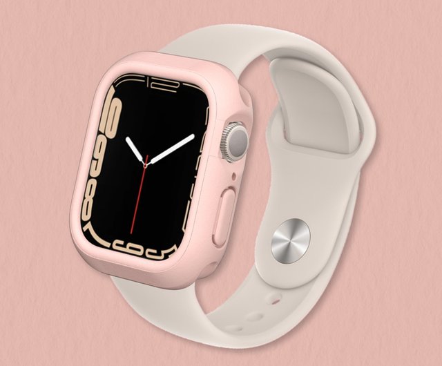 Apple Watch 9/8/SE2/7/6/SE/5/4フレーム保護ケース - サクラピンク