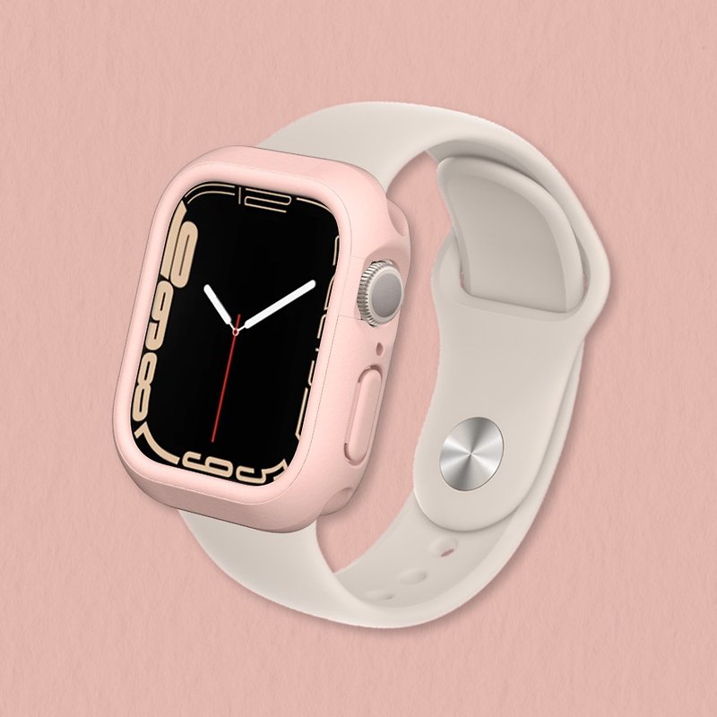 Apple Watch 9/8/SE2/7/6/SE/5/4フレーム保護ケース - サクラピンク - ガジェット - その他の素材 ピンク