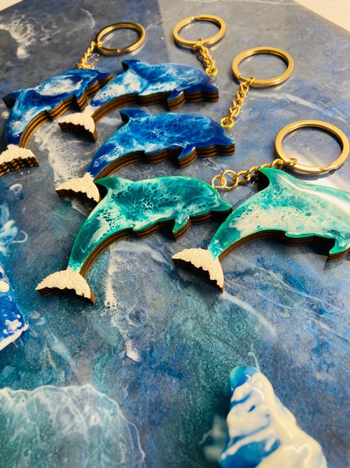 イルカチャーム K18