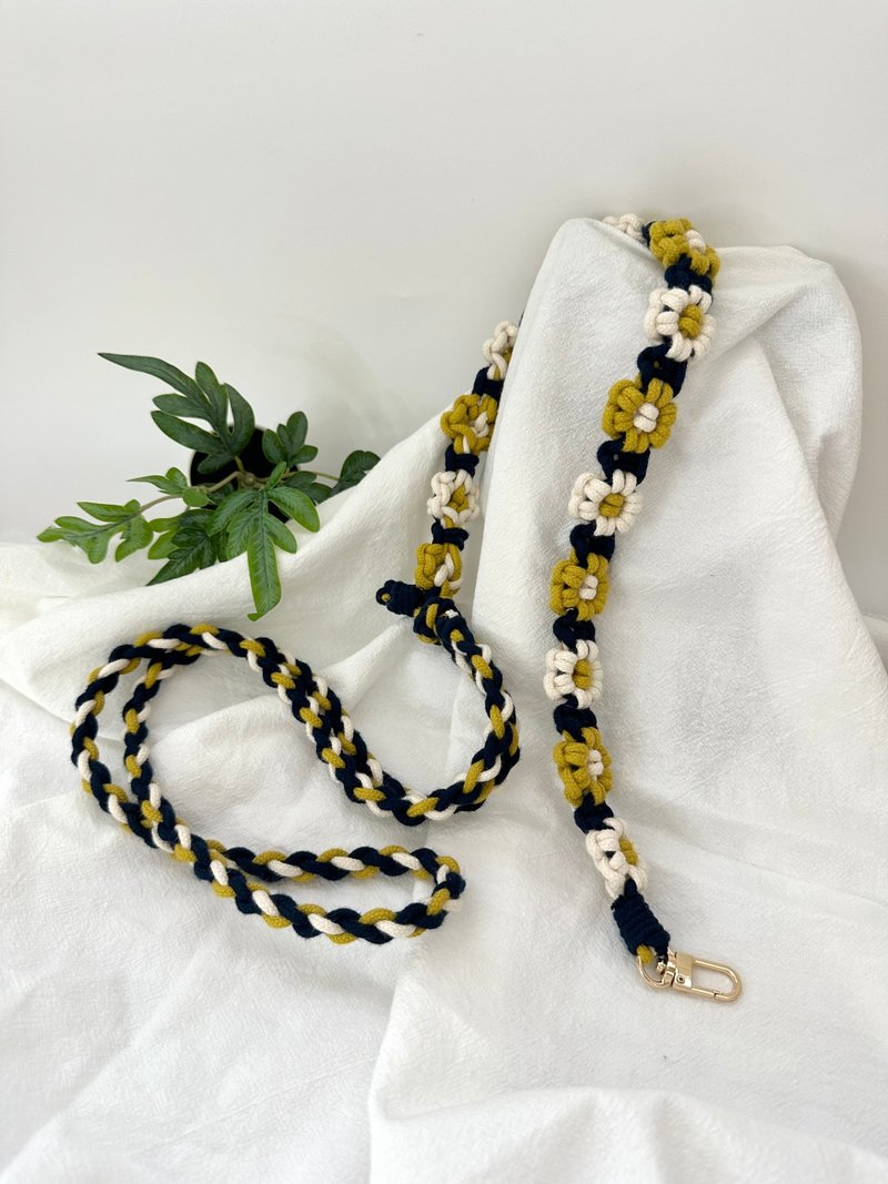 Colorful Small Flower Mobile Phone Lanyard/ ID Badge/ LanyardAdjustable Lanyard - Lanyards & Straps - Cotton & Hemp Multicolor