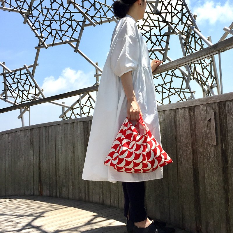Azuma Bag Yuba M - Handbags & Totes - Cotton & Hemp Red