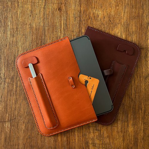 chikakaban iPad mini用の手縫いのケース
