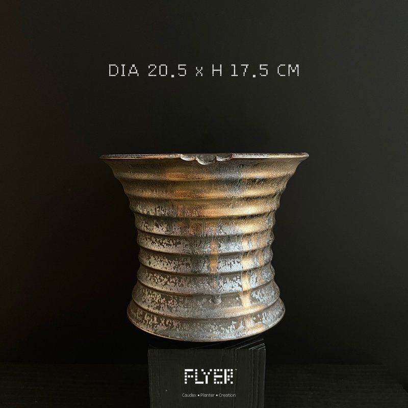 FLYER 塊根多肉植物陶盆器 龍舌蘭象牙宮象足漆樹盆器 - 花瓶/花器 - 陶 