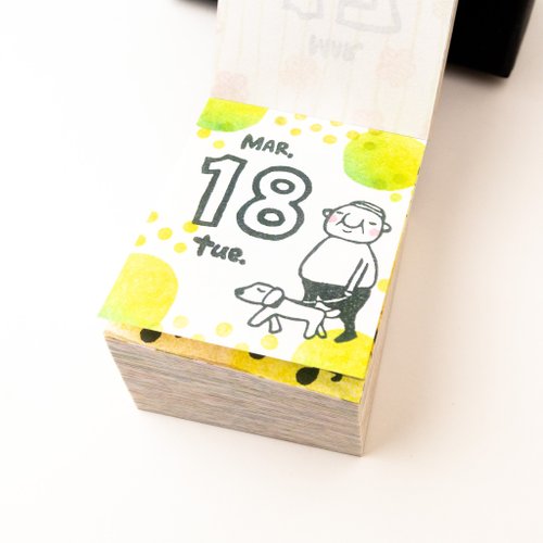 ヘイホー りらりらはんこ　ペーパーメッセージ 日めくりカレンダー2025 ヘイホー りらりらはんこ ペーパーメッセージ 日めくり