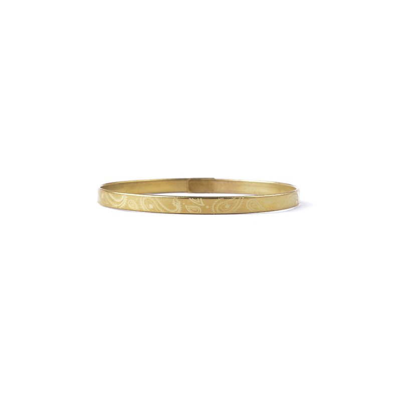oqLiq - Dualism - Brass Reynolds Totem Bracelet (Amoeba) - สร้อยข้อมือ - ทองแดงทองเหลือง สีทอง