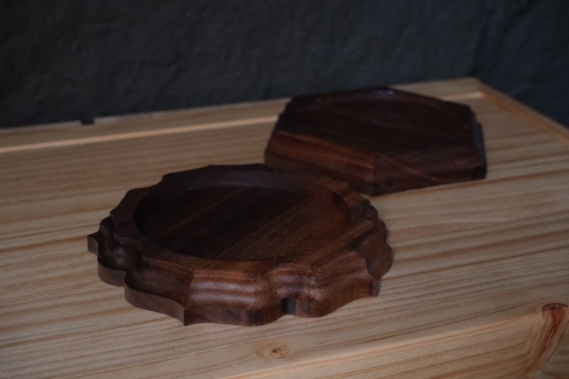 MOUSHENG 胡桃木杯墊 - 杯墊 - 木頭 