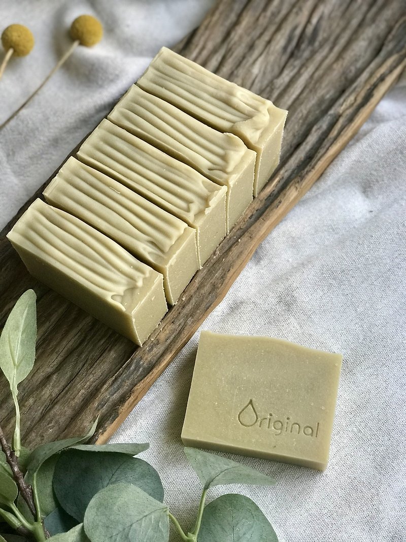 Green grapefruit tea tree soap/ hydrosol/oil-prone and acne-prone skin - Facial Cleansers & Makeup Removers - Plants & Flowers Green