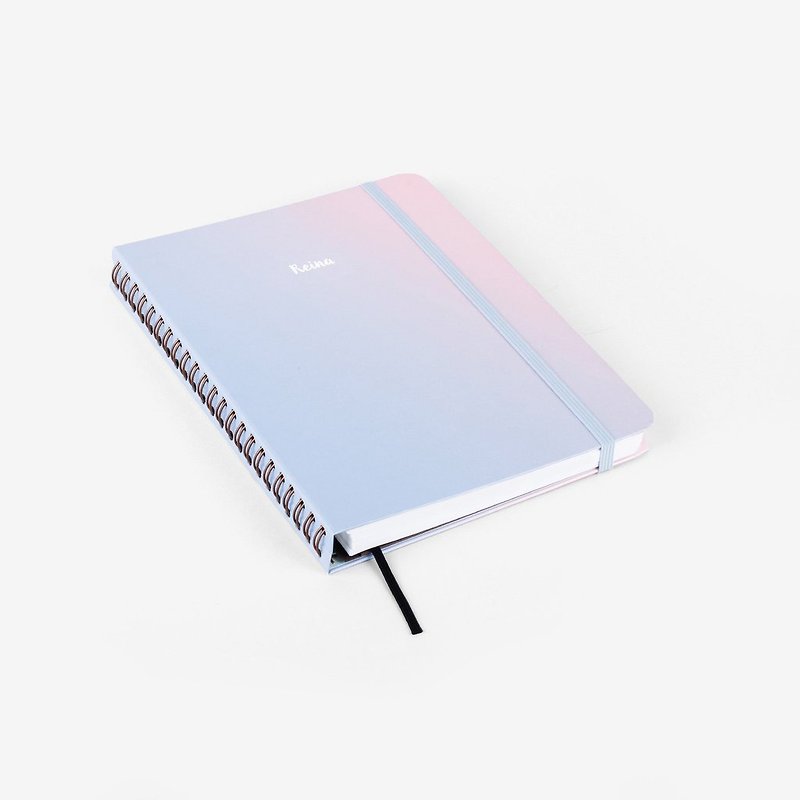Pastel Sky Wirebound Planner / Notebook / Sketchbook - Notebooks & Journals - Paper Pink