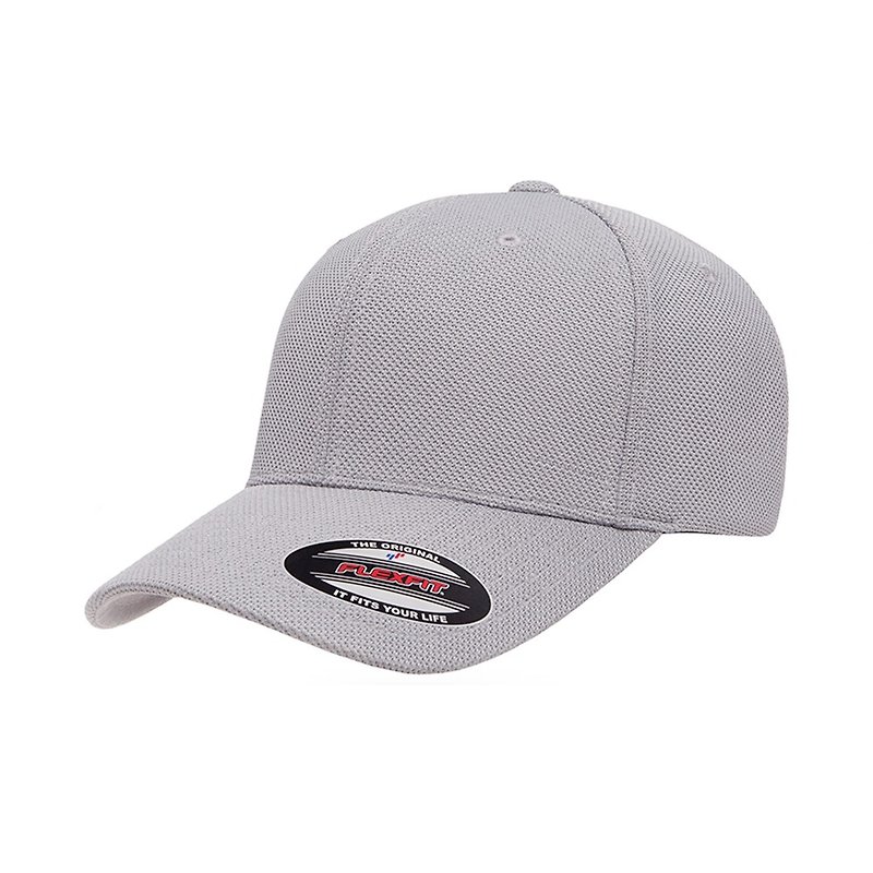 【YUPOONG】極輕 Cool & Dry 銀灰 客製化 1-6577CD-28 - 帽子 - 聚酯纖維 灰色