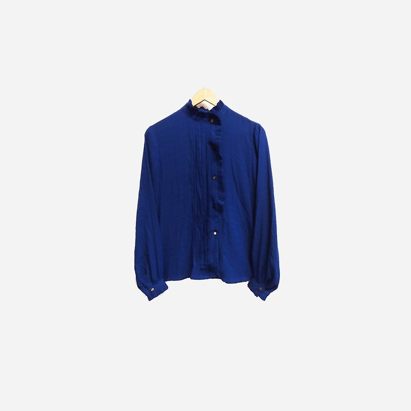 古著寶藍襯衫 192 - 恤衫 - 聚酯纖維 藍色