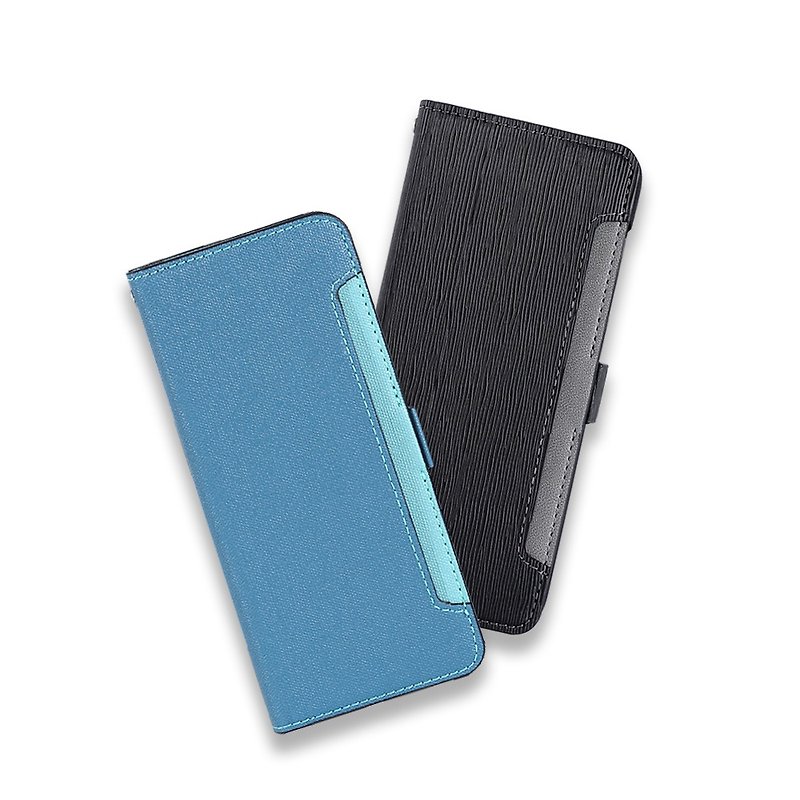 CASE SHOP SONY Xperia 10 IV Side Flip Standing Leather Case Plus Free 3.5mm Blue Headphones - Phone Cases - Faux Leather Multicolor