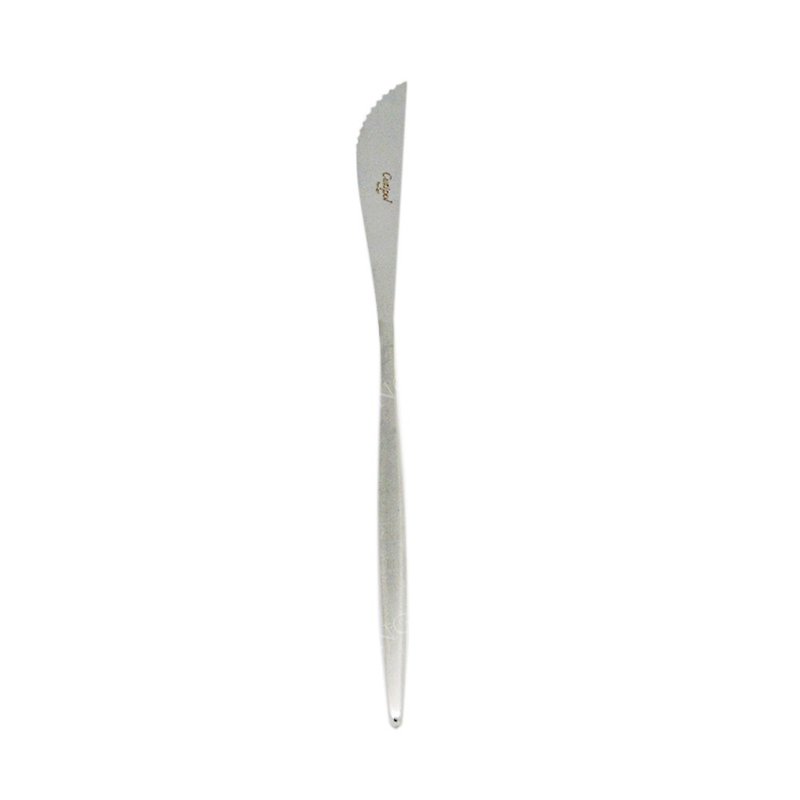 葡萄牙 Cutipol | MOON /  霧銀不鏽鋼22CM牛排刀 - 刀/叉/湯匙/餐具組 - 不鏽鋼 銀色
