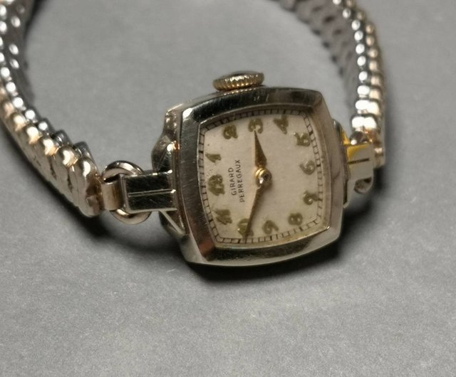 GP Girard Perregaux 1960s hand wound 10K gold filled ladies watch