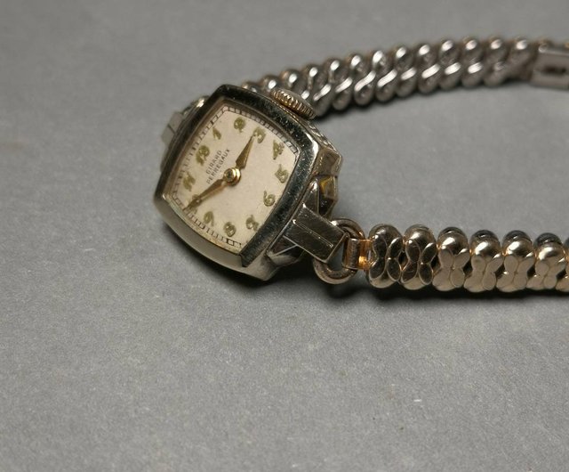 GP Girard Perregaux 1960s hand wound 10K gold filled ladies watch