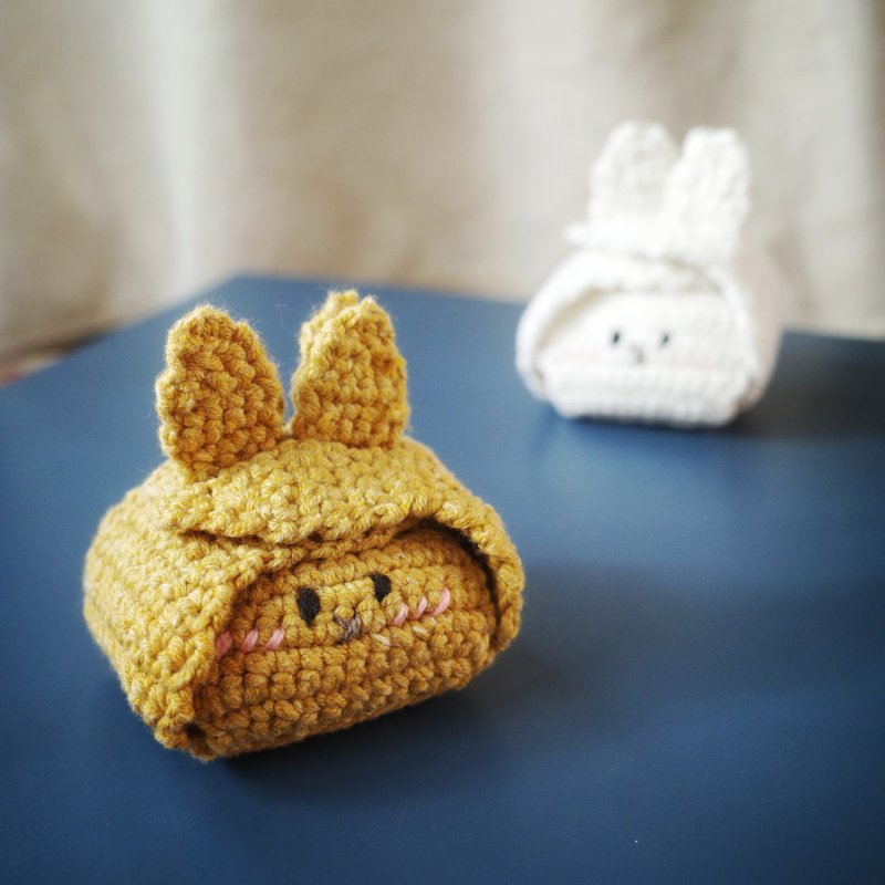 AirPods 保護套，針織兔子圖案，AirPods 收納盒。 - airpods/耳機保護套 - 其他材質 