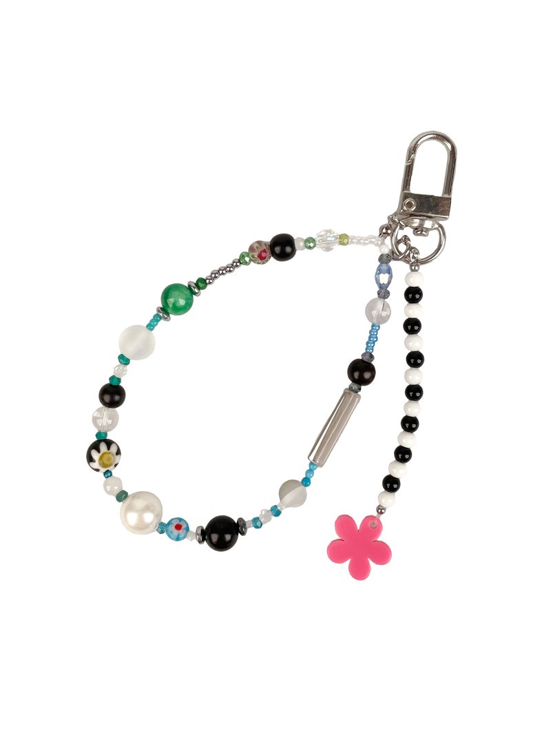 Wonderland Collection - A, E, I, O, U  Keyring - 鑰匙圈/鑰匙包 - 銀 多色