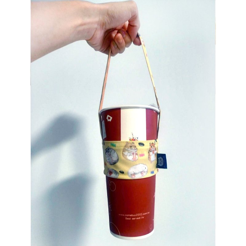 Sweet Hamster-Lightweight Drink Cup Cover - Handbags & Totes - Other Man-Made Fibers Multicolor