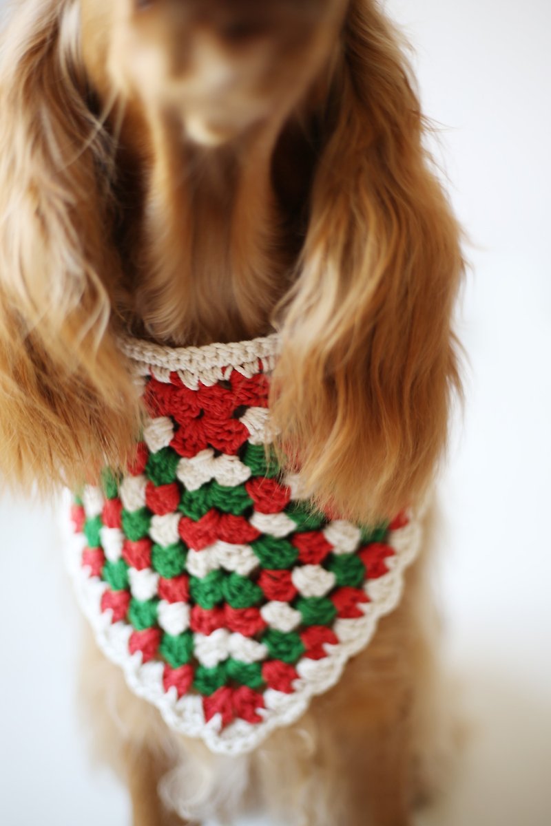 Crochet Bandanas for Pet - 寵物衣服 - 聚酯纖維 
