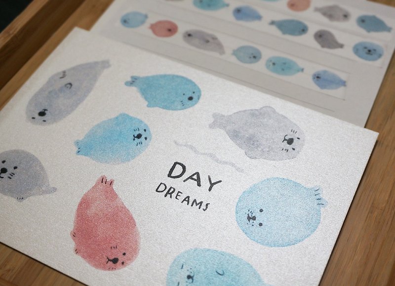 DAY DREAMS Daydream Seal - Postcard Card - Cards & Postcards - Paper 