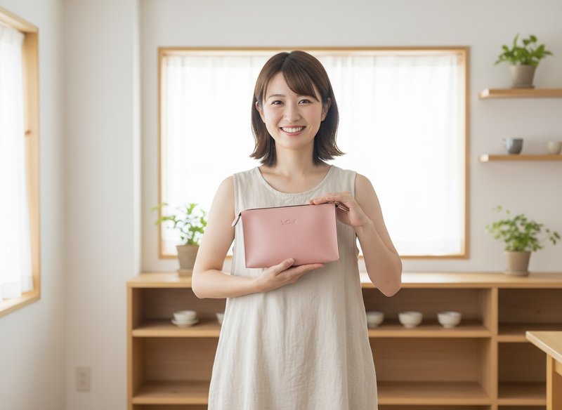 Waralee's Day - Junior Pouch このコンパクトなポーチは、化粧品、コイン、または個人アイテムを収納するのに最適です。 - ポーチ - 合皮 多色