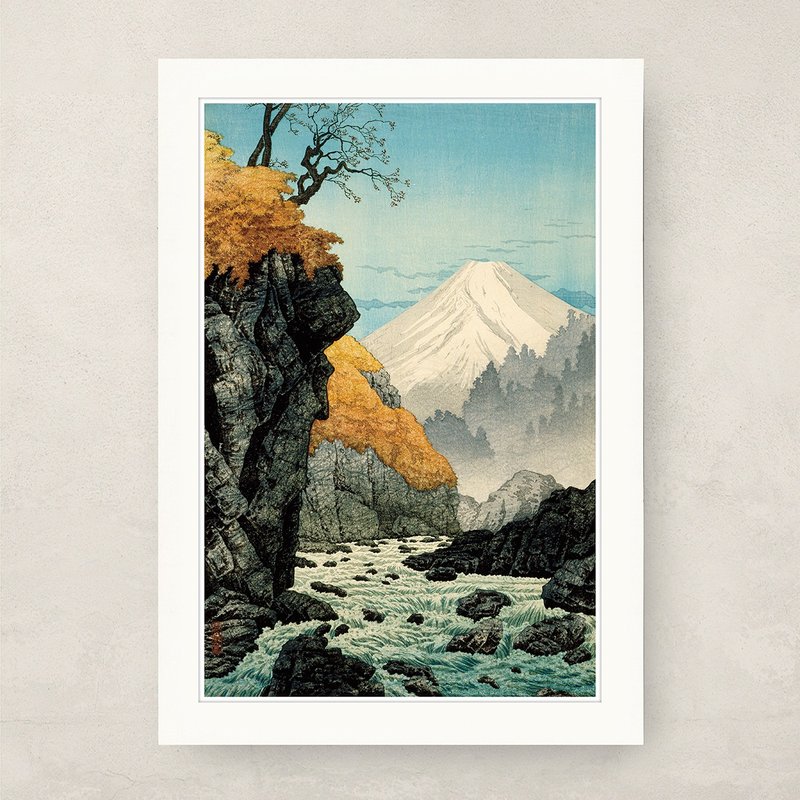 【 藝術畫卡 】高橋松亭・愛宕山麓 | B4畫卡 - 海報/掛畫/掛布 - 紙 卡其色