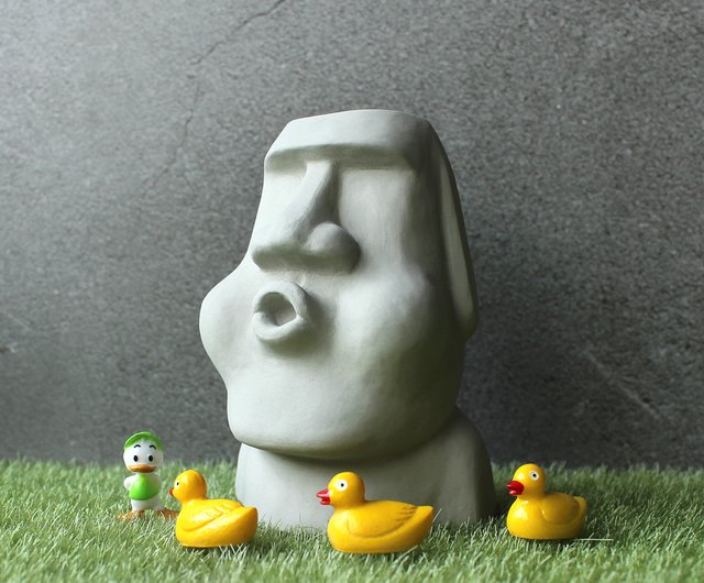 セメントモアイ - モアイを吹く - ショップ Nicon 人形・フィギュア