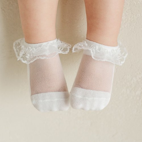 日安朵朵 Happy Prince Rini ice半透明輕薄嬰兒童短襪2入組