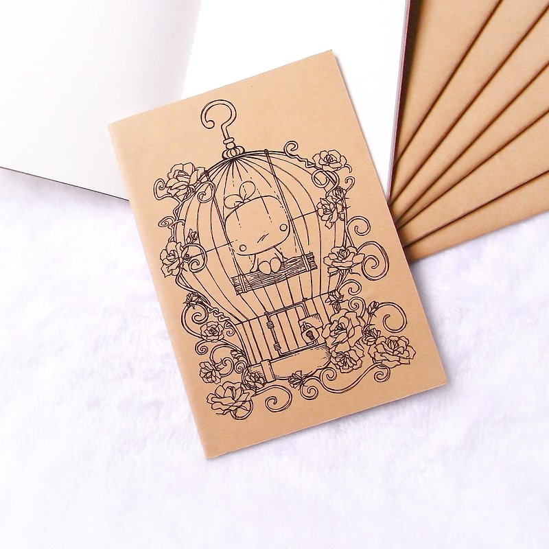 Notebook - Silent in Cage - A5 - by WhizzzPace - Notebooks & Journals - Paper 