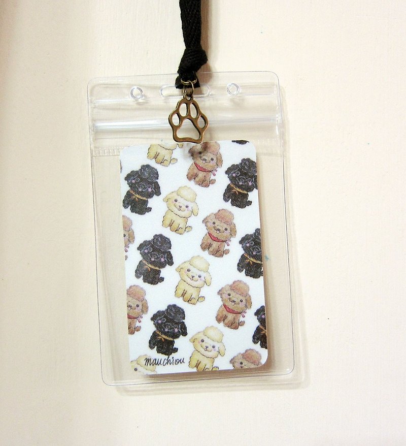 Luggage Tag ID Card Holder VIP Poodle - Luggage Tags - Waterproof Material Multicolor
