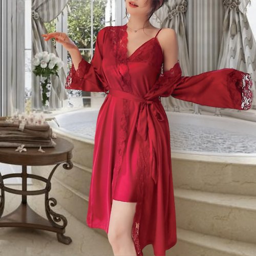 Buy online Embroidered Detail Night Gown from sleepwear for Women by Be You  for ₹919 at 41% off
