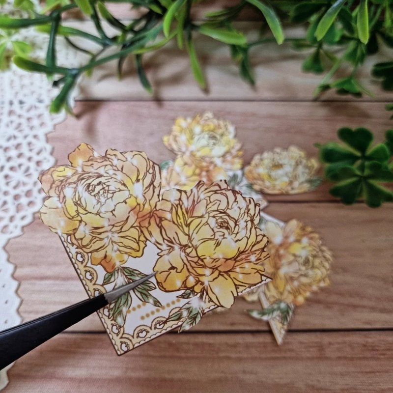 Flower Book Corner - Stickers - Paper 