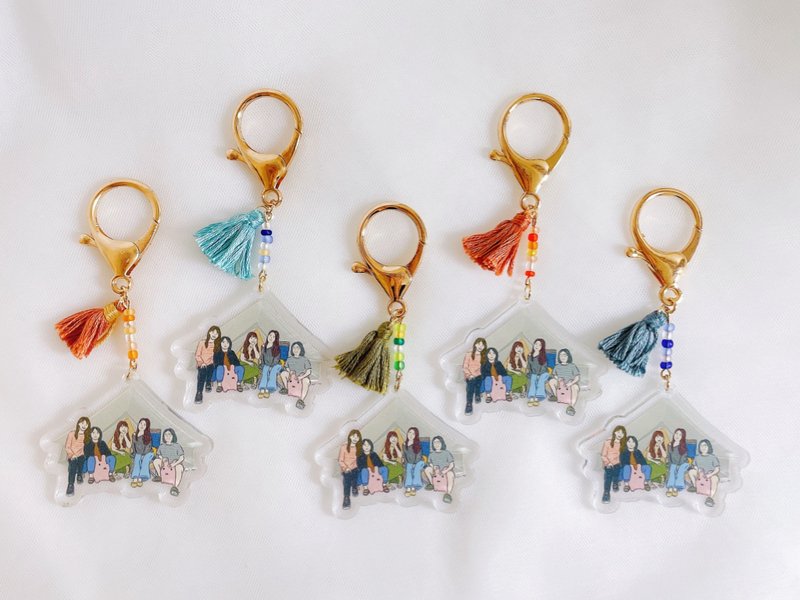 //Additional Purchase// Acrylic Charm Style Keyring Like Yanhua - Keychains - Other Materials Multicolor