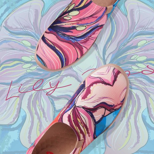 特物館 【 Uin 】西班牙原創設計 | 怒放百合 彩繪休閒 女鞋