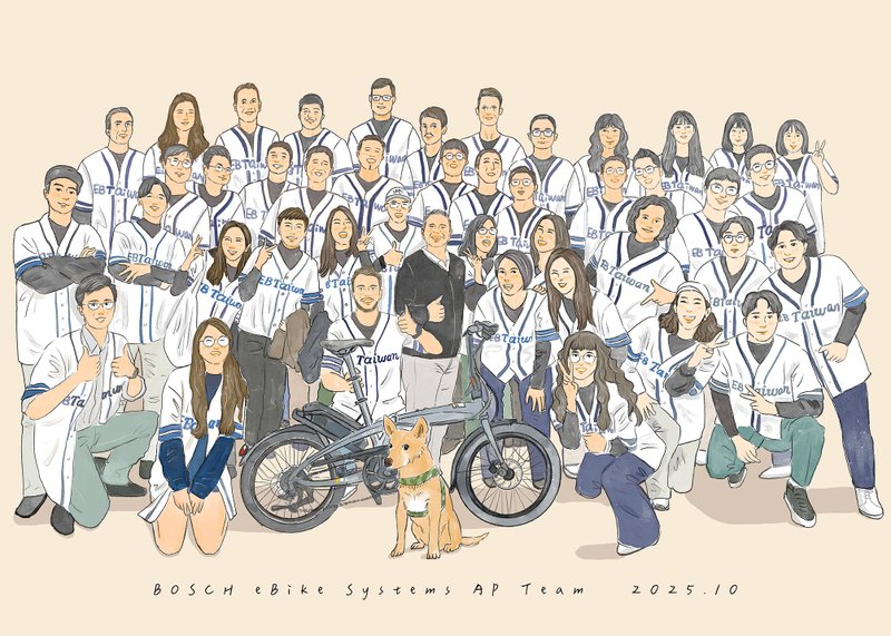 似顏繪| 長輩送禮 | 全家福紀念 | 客製人像插畫 | 客廳裝飾掛畫 - 卡片/明信片 - 其他材質 