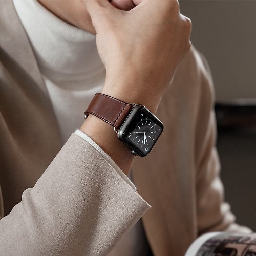 BTBworkshop Apple watch 手工真皮錶帶訂製 意大利Buttero皮革