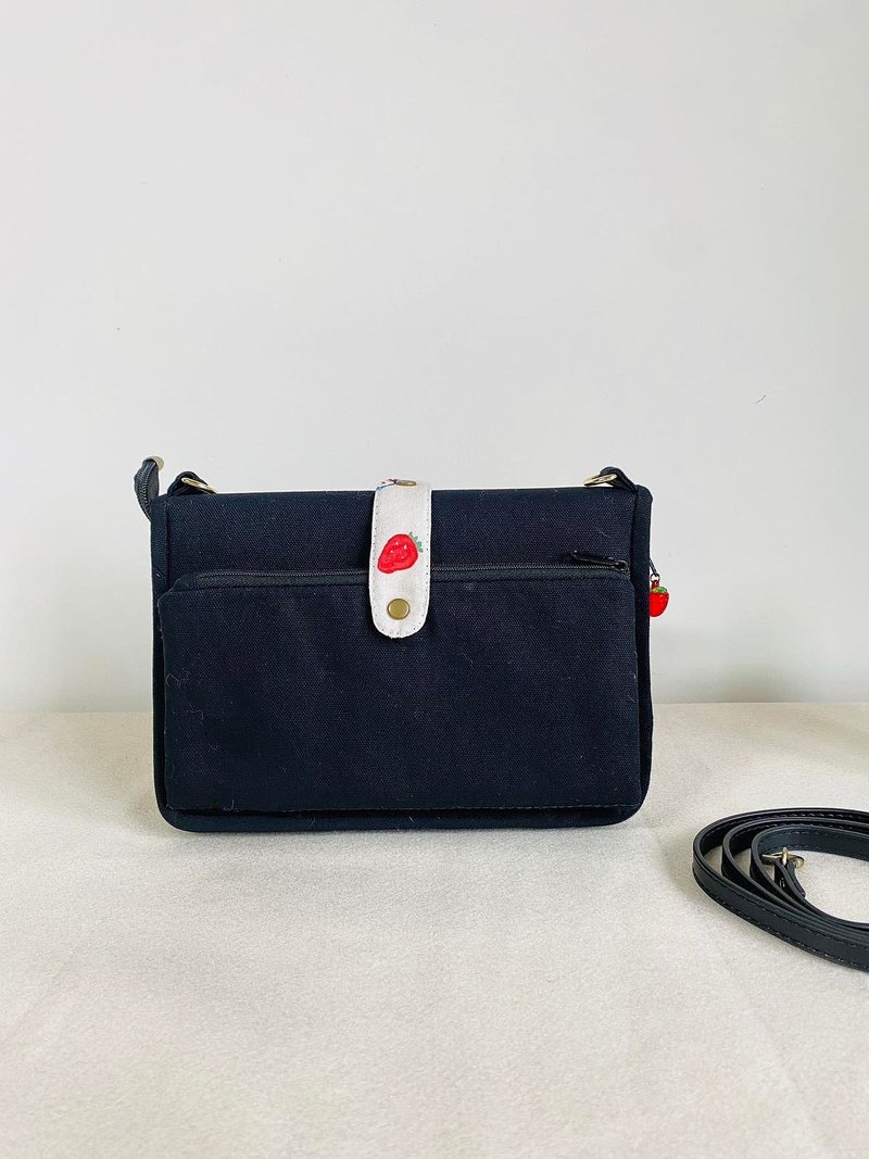 布書衣 筆袋可拆卸 萬用資料夾 自選花色客制化 - 筆記本/手帳 - 棉．麻 黑色