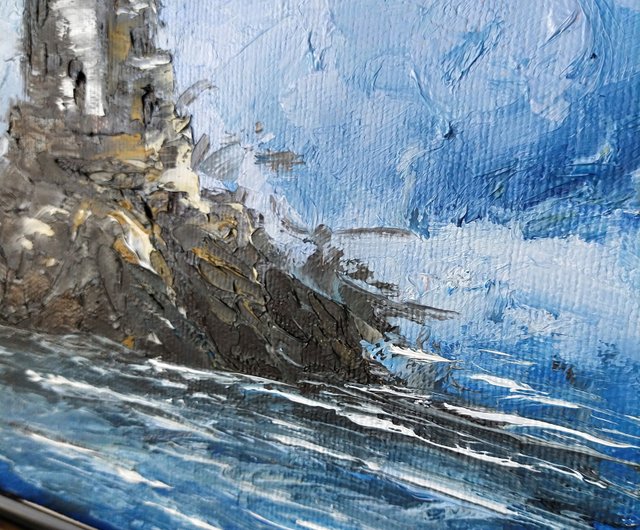 油絵 油彩 油彩画 絵 絵画 【春の島】 油絵 油彩 油彩画 絵 絵画 【春の島】