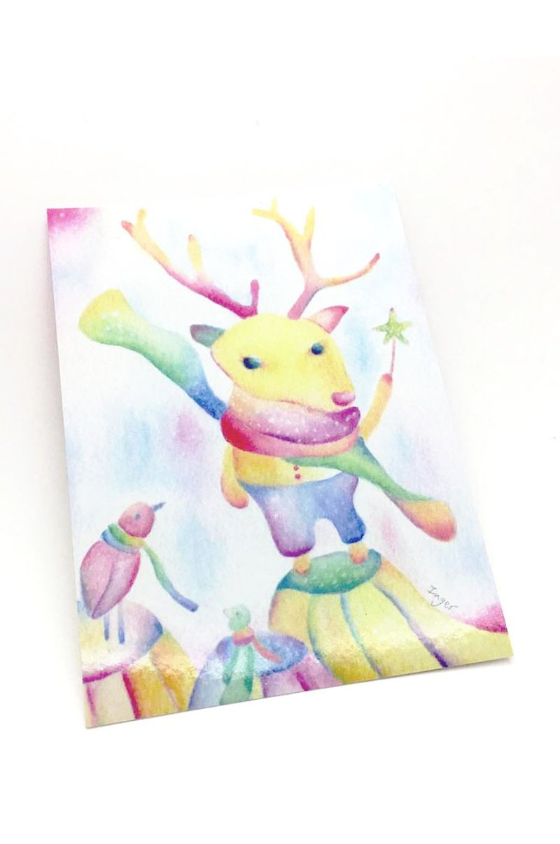 New Hope Postcard for Loving Elk - Cards & Postcards - Paper Yellow